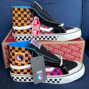 Vans Sk8-Hi 138 Decon T & C SURF DESIGNS HAWAII Checkerboard/Marshmallow WMNS